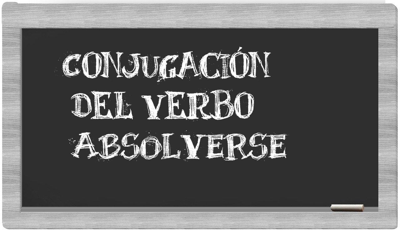 ¿absolverse en sílabas?