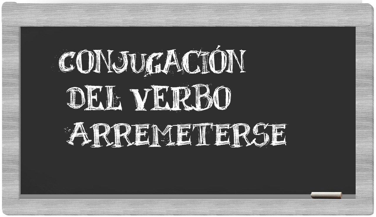 ¿arremeterse en sílabas?