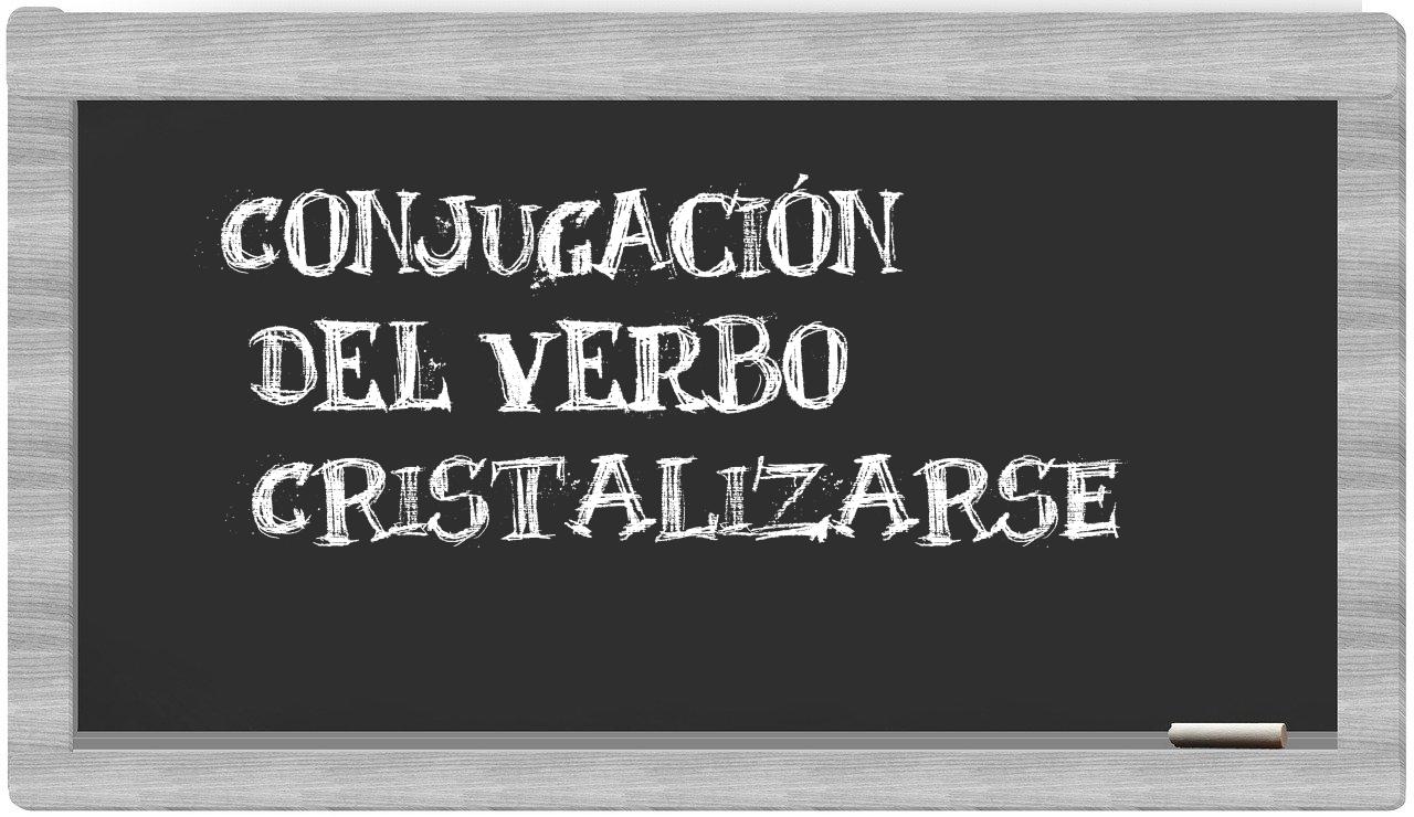 ¿cristalizarse en sílabas?