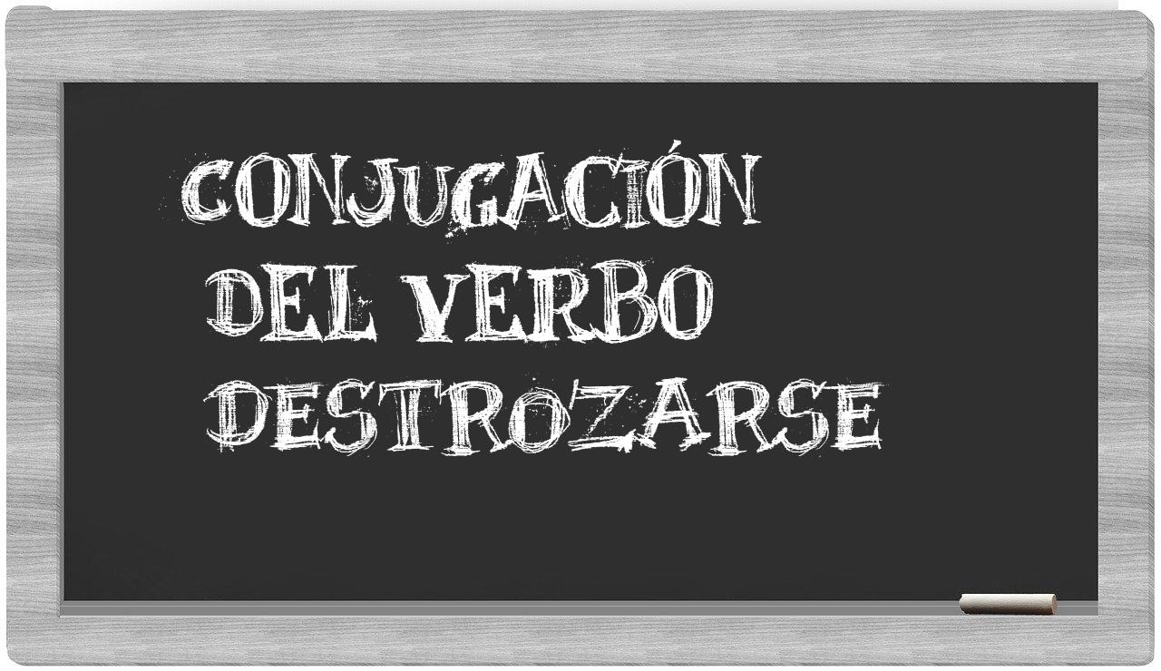 ¿destrozarse en sílabas?