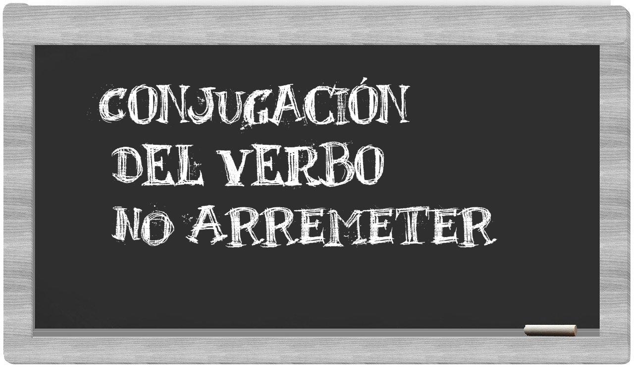 ¿no arremeter en sílabas?