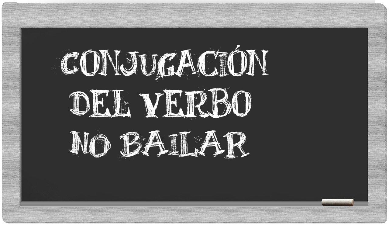 ¿no bailar en sílabas?