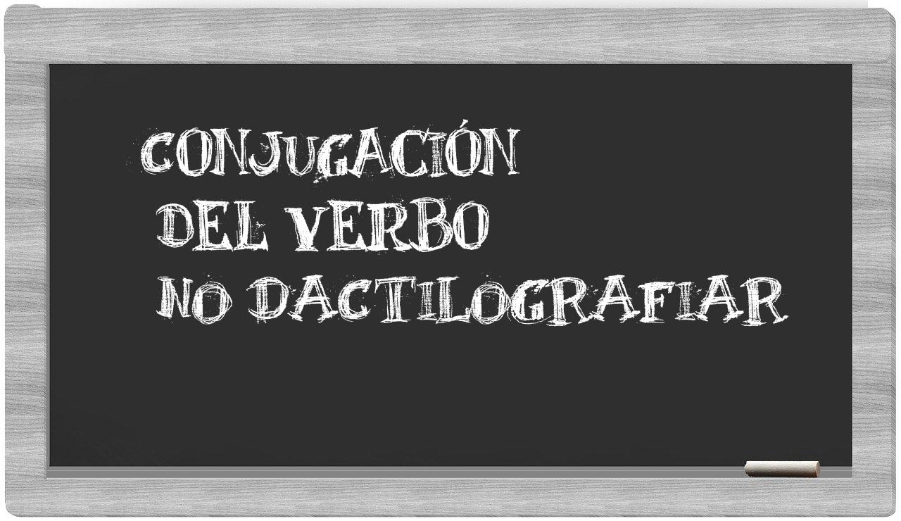 ¿no dactilografiar en sílabas?