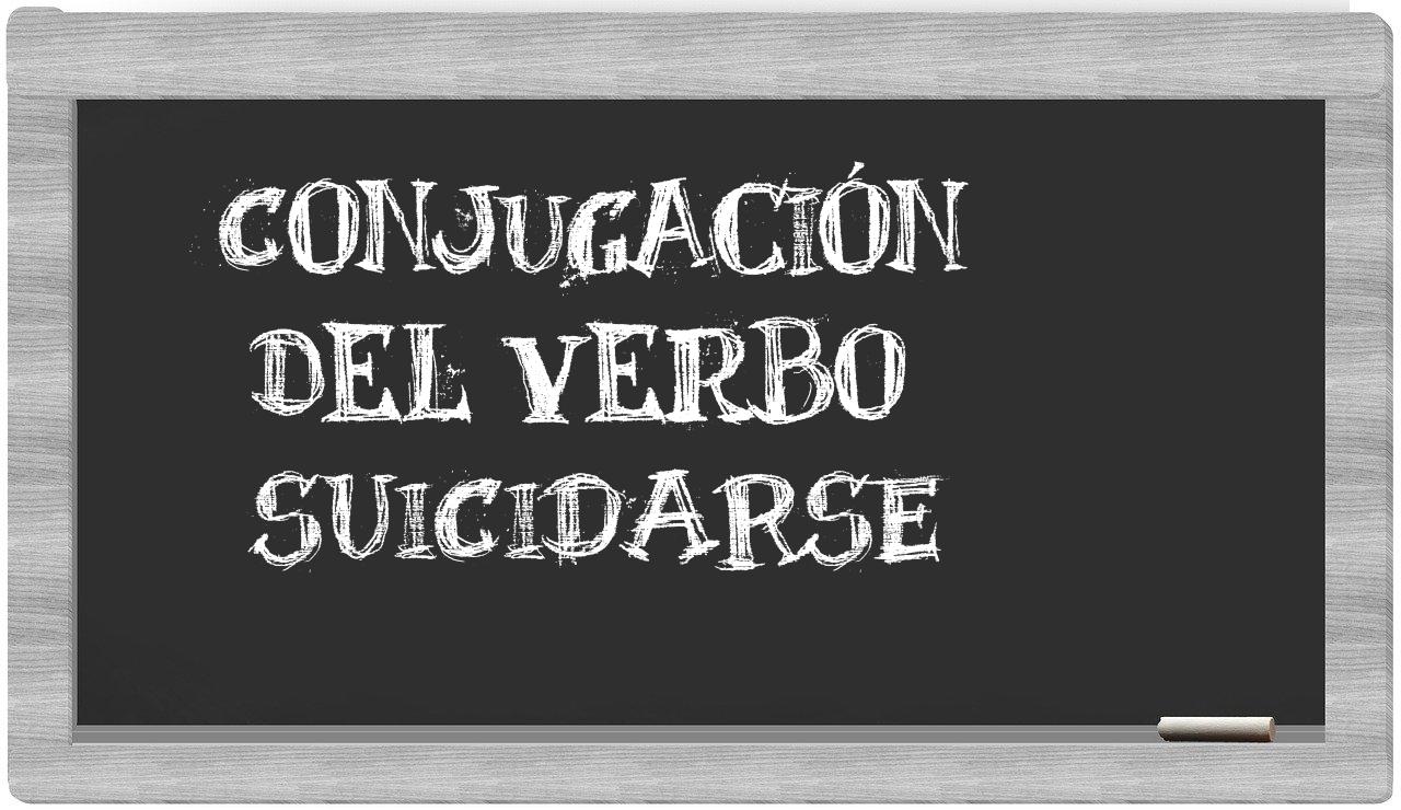 ¿suicidarse en sílabas?