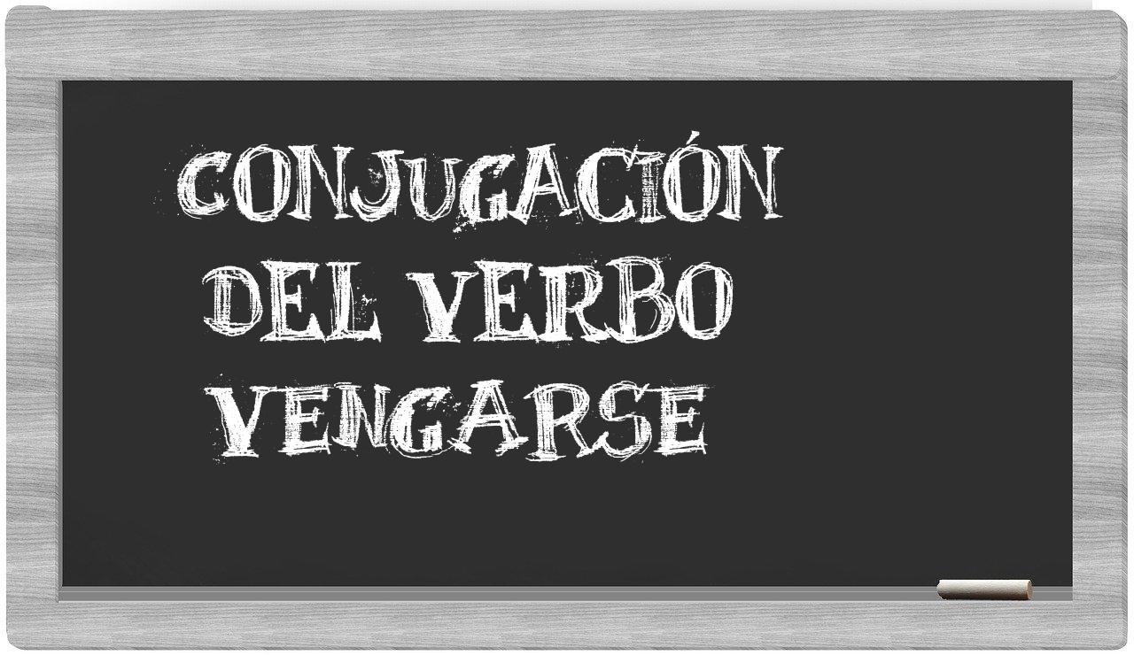 ¿vengarse en sílabas?