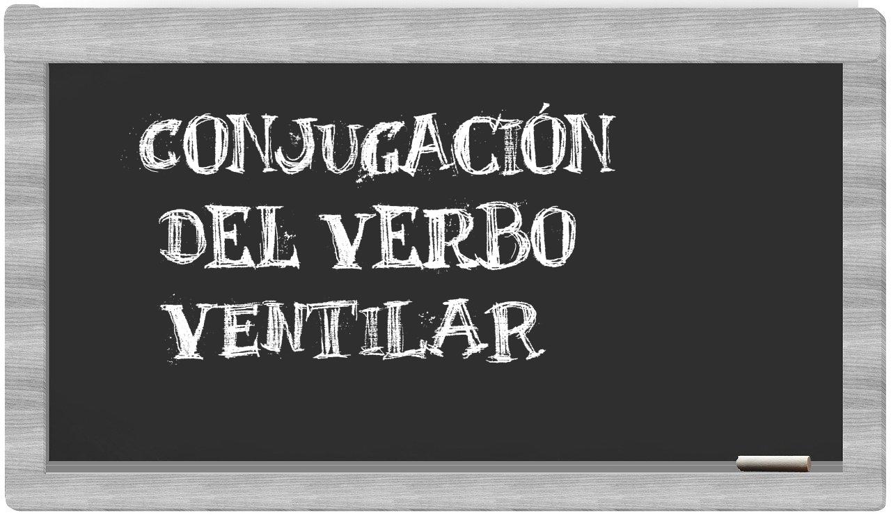 ¿ventilar en sílabas?